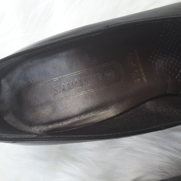 Salamander black chunky Heels sz 7 - Picture 5 of 6